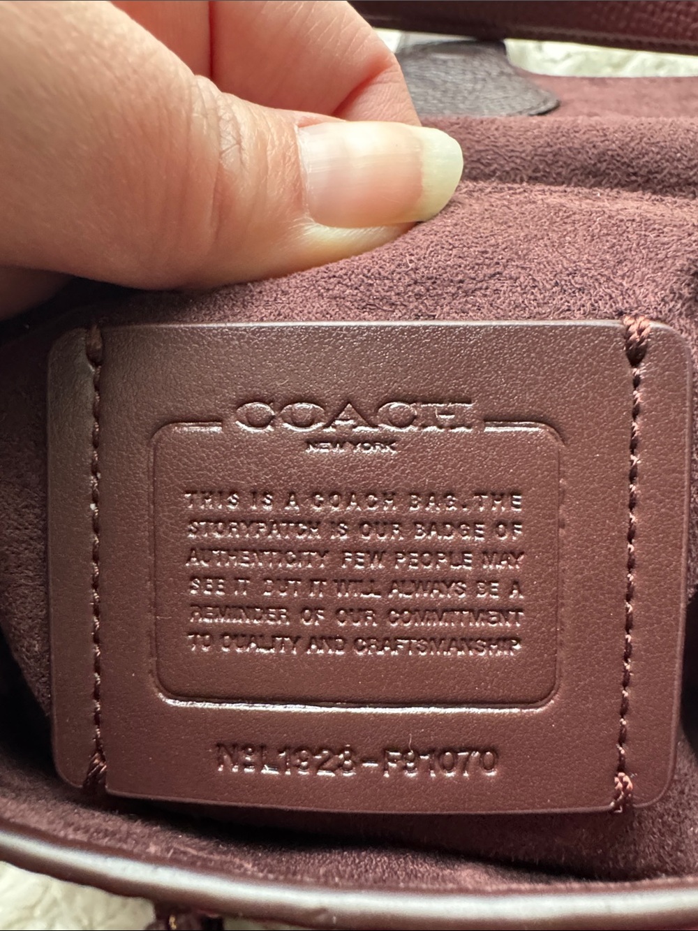 Coach Tri Color Jade Shoulder Bag - Picture 6 of 6